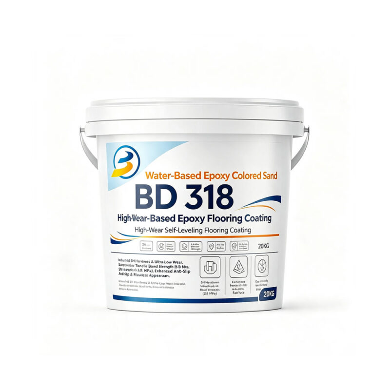 BD 318 Water-Based Epoxy Colored Sand High-Wear Self-Leveling Flooring Coating