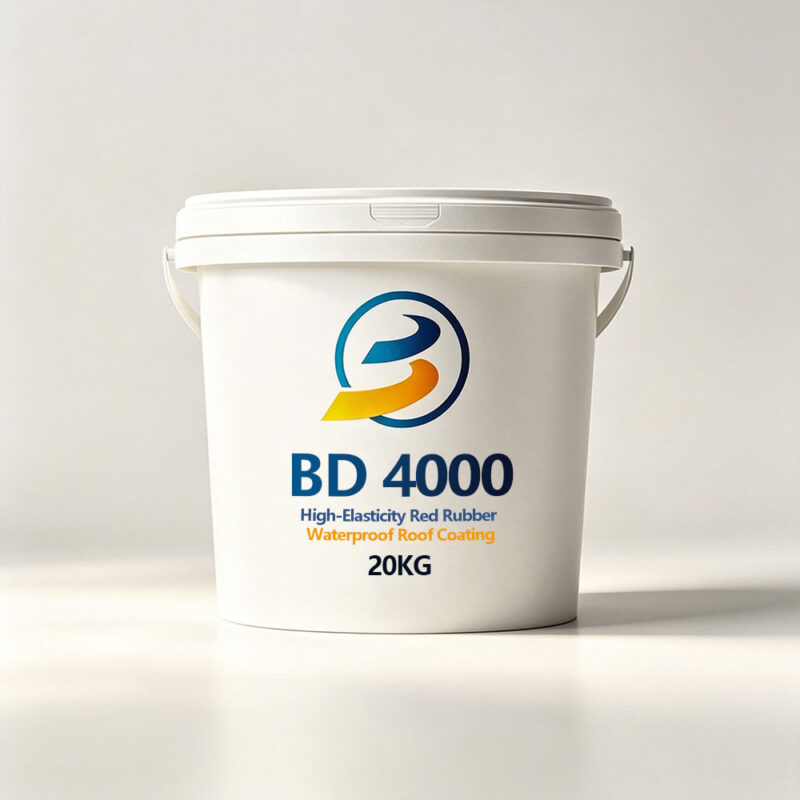 BD 4000 High-Elasticity Red Rubber Waterproof Roof Coating